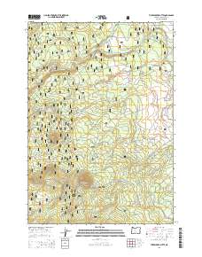Three Creek Butte 2014 topographic map thumbnail