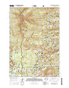 Three Fingered Jack 2014 topographic map thumbnail