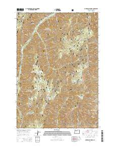Puderbaugh Ridge 2014 topographic map thumbnail