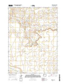 The Basin 2014 topographic map thumbnail