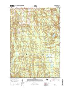 Afton 2014 topographic map thumbnail