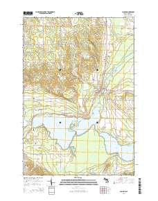 Alanson 2014 topographic map thumbnail