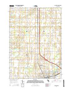 Alma North 2014 topographic map thumbnail
