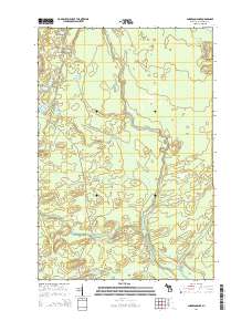 Anderson Lake 2014 topographic map thumbnail