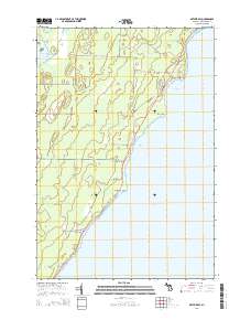 Arthur Bay 2014 topographic map thumbnail