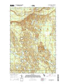 Au Sable Point SE 2014 topographic map thumbnail