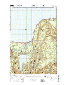 Au Train 2014 topographic map thumbnail