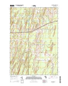Bark River 2014 topographic map thumbnail