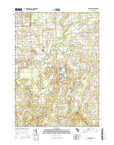 Barnes Lake 2014 topographic map thumbnail