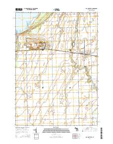 Bay Port East 2014 topographic map thumbnail