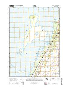Bay Port West 2014 topographic map thumbnail