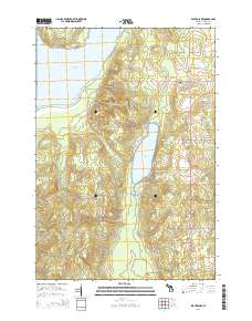 Beaver Lake 2014 topographic map thumbnail