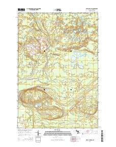 Betsy Lake SW 2014 topographic map thumbnail