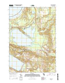 Beulah 2014 topographic map thumbnail