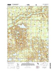 Big Blue Lake 2014 topographic map thumbnail