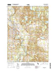 Big Rapids 2014 topographic map thumbnail