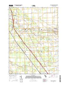 Birch Run North 2014 topographic map thumbnail