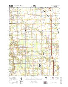 Birch Run South 2014 topographic map thumbnail