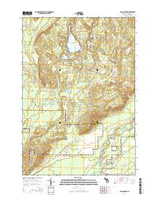 Black Creek 2014 topographic map thumbnail