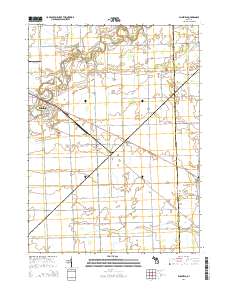 Blissfield 2014 topographic map thumbnail