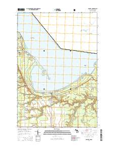 Brimley 2014 topographic map thumbnail