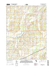 Bronson North 2014 topographic map thumbnail