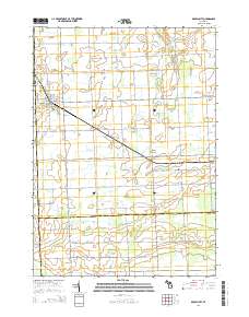 Brown City 2014 topographic map thumbnail