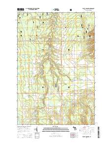 Bruce Crossing 2014 topographic map thumbnail