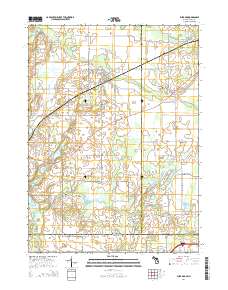 Burr Oak 2014 topographic map thumbnail
