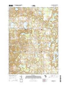 Cannonsburg 2014 topographic map thumbnail