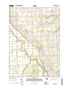 Carsonville 2014 topographic map thumbnail