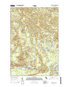 Cataract Basin 2014 topographic map thumbnail