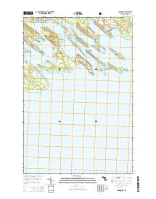 Cedarville 2014 topographic map thumbnail