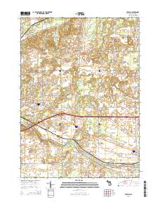 Ceresco 2014 topographic map thumbnail