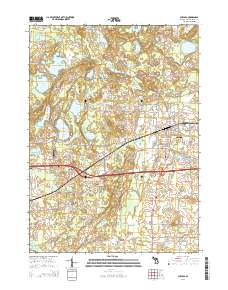 Chelsea 2014 topographic map thumbnail