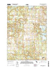 Chippewa Lake South 2014 topographic map thumbnail