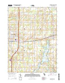 Coldwater East 2014 topographic map thumbnail