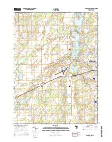 Coldwater West 2014 topographic map thumbnail