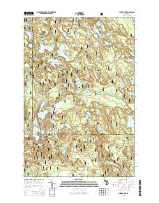 Corner Lake 2014 topographic map thumbnail