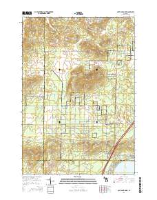 Cote Dame Marie 2014 topographic map thumbnail