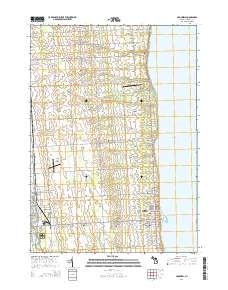 Croswell 2014 topographic map thumbnail