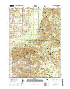 Crystal Valley 2014 topographic map thumbnail