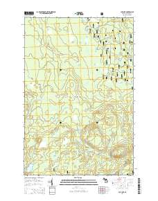 Cup Lake 2014 topographic map thumbnail