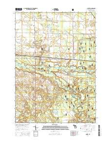Custer 2014 topographic map thumbnail