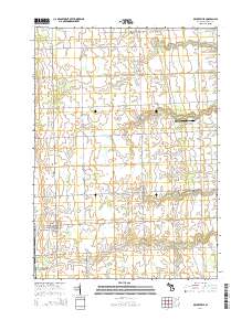 Deckerville 2014 topographic map thumbnail