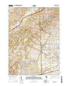 Denton 2014 topographic map thumbnail