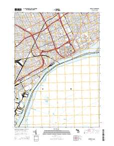 Detroit 2014 topographic map thumbnail