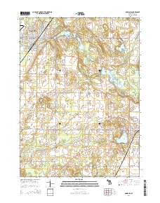 Dowagiac 2014 topographic map thumbnail