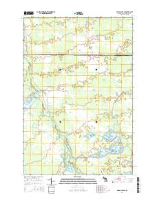 Driggs Lake SE 2014 topographic map thumbnail