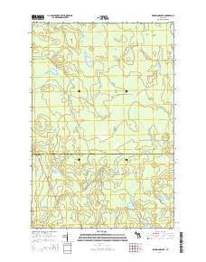 Drummond Lake 2014 topographic map thumbnail